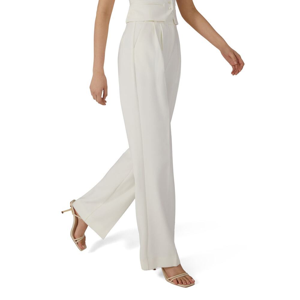 Favorite Daughter Women's The Favorite Wide Leg Pants Ivory White Size 12 NWT